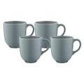 Classic Collection Stoneware Mugs,, Set of 4 (Grey) - 400mL
