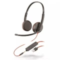 Poly Blackwire C3225 UC Headset Stereo USB-A & 3.5MM Corded Headset