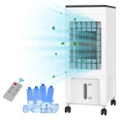 Advwin 8L Evaporative Air Cooler 3 in1 Portable Air Cooler Air Conditioner Fan 3 Speeds w/Remote w/4 Ice Box