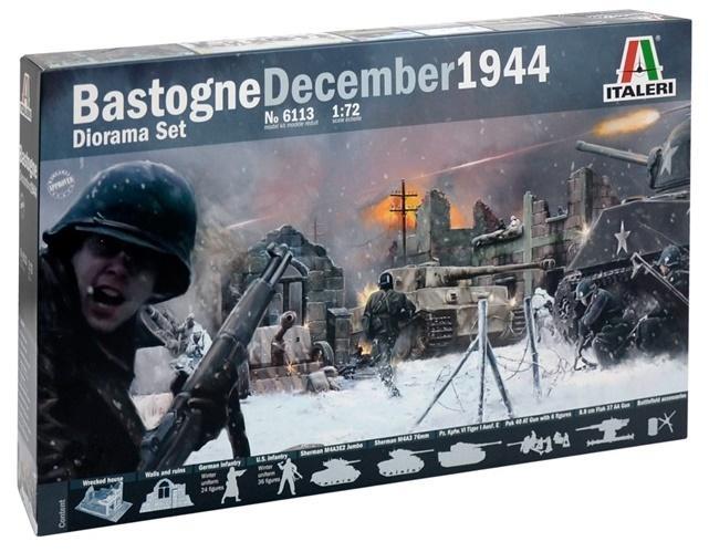 Italeri: 1:72 Bastogne (December 1944) - Diorama Set