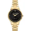 Trussardi Gold Edition Women's Quartz Wristwatch Mod. Gold - 34mm SS PVD Gold Case, Water Resistant, Diamond Indexes