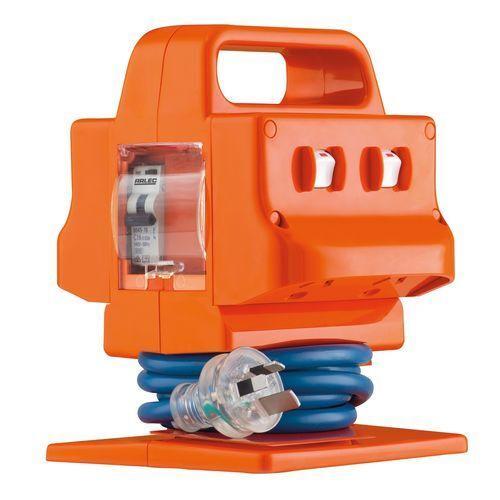 ARLEC 15A 4 Double Pole Outlet Heavy Duty Portable Safety Switch