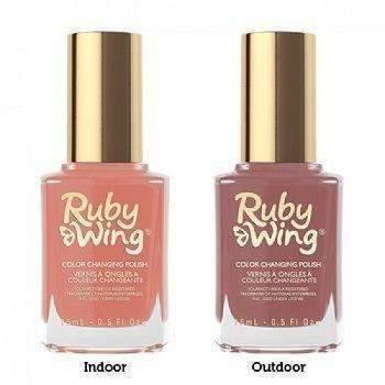 RUBY WING Nail Polish Colour Changing Shipwrecked 15mL | Pink - Brown