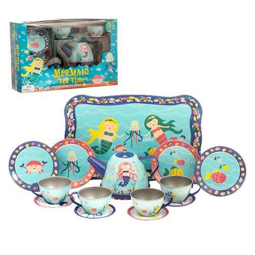 Tin Tea Set (Mermaid)
