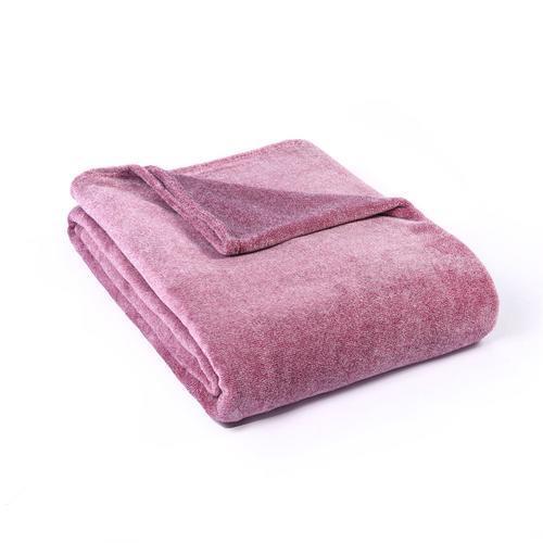 Super Soft Melange Blanket (Plum) - Single