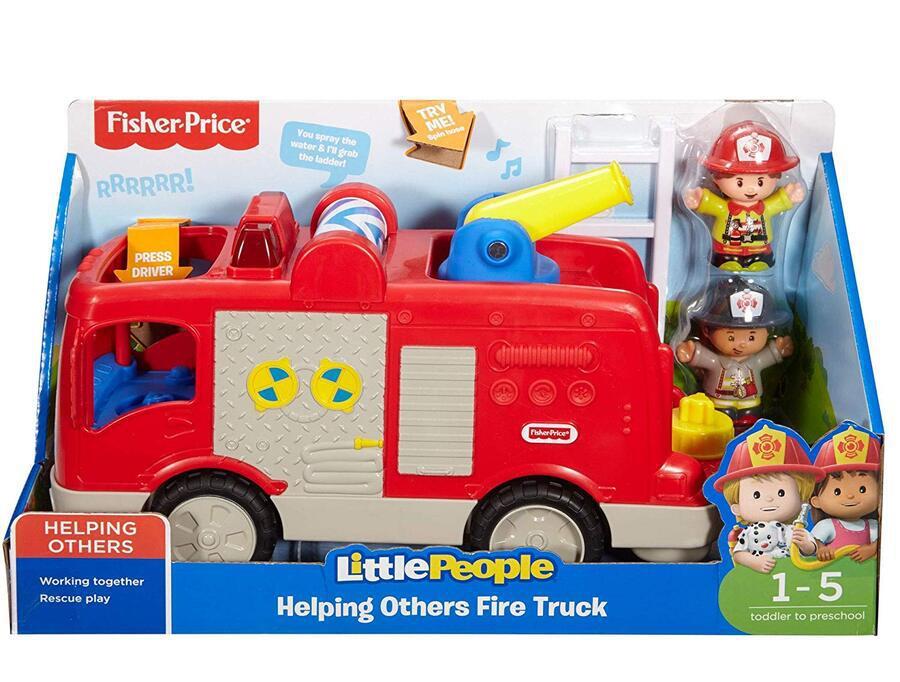 Fisher Price Little People Vehicles Helping Others Fire Truck