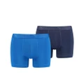 Puma Mens Active Boxer Shorts (Pack of 2) (Blue) (L)