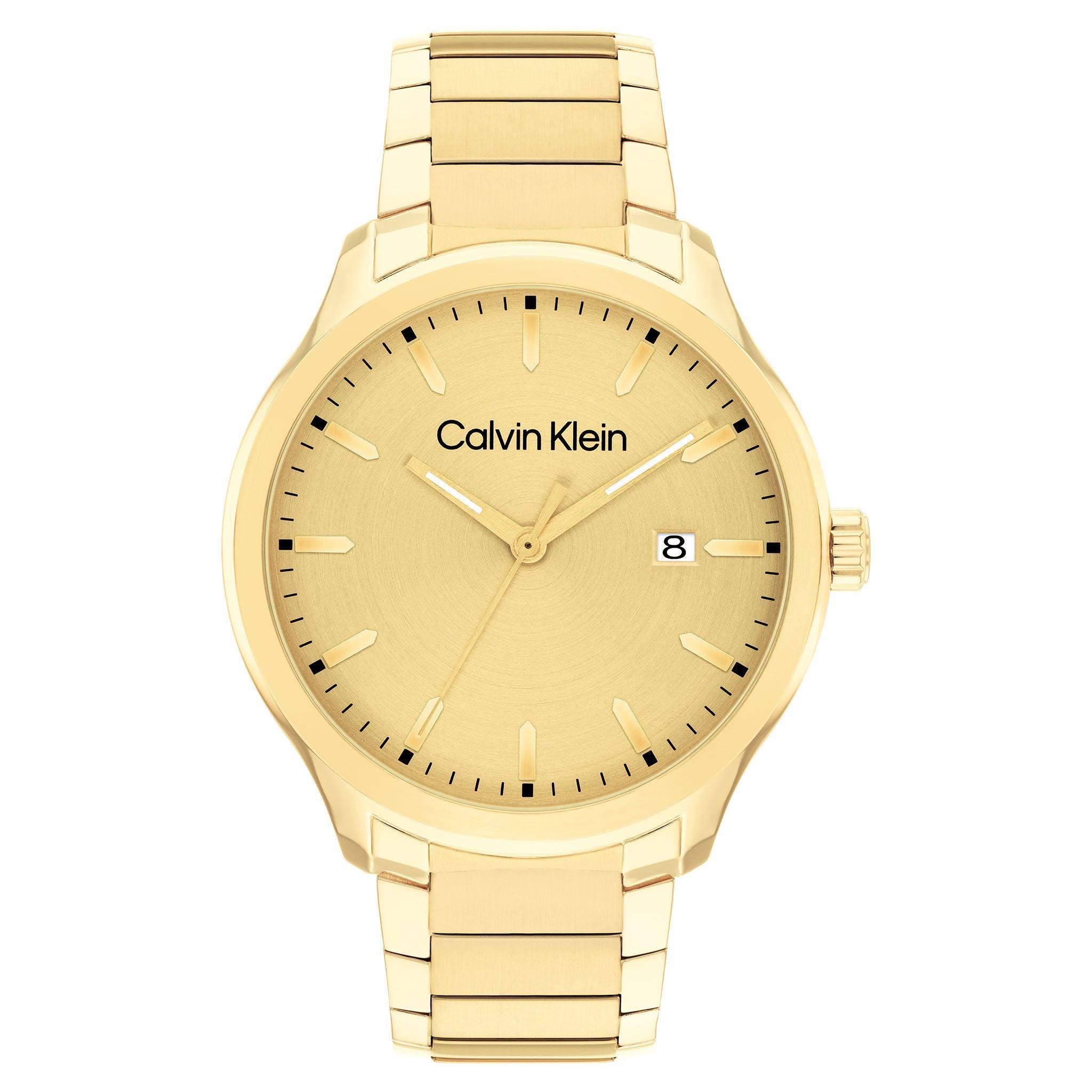 Calvin Klein Gold Steel Men's Watch - 25200349