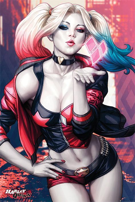 Harley Quinn Maxi Poster - Blowing Kiss (825)