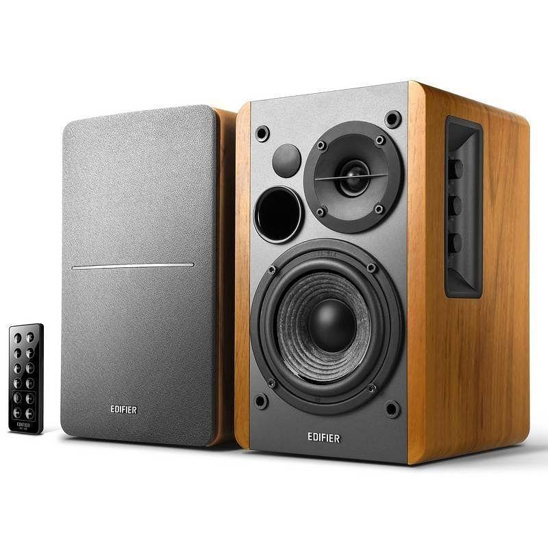 Edifier R1280DB 2.0 Lifestyle Studio Speakers with Bluetooth and Optical Inputs [R1280DB-BROWN]