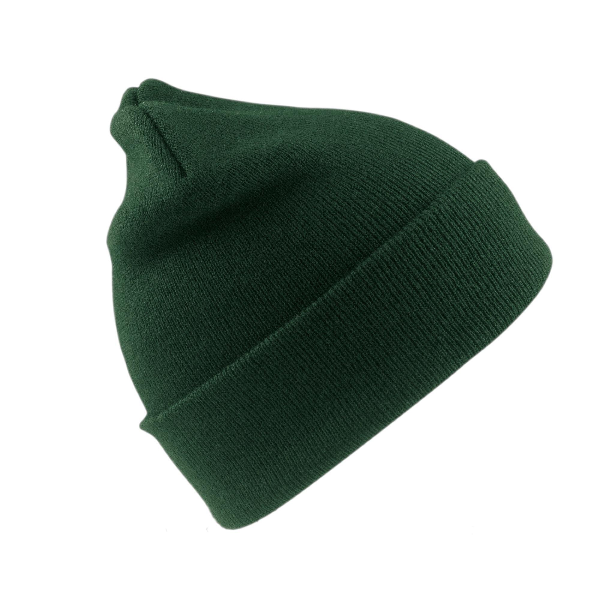 Result Winter Essentials Mens Woolly Ski Hat (Bottle Green) (One Size)