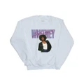 Whitney Houston Girls So Emotional Album Cover Sweatshirt (White) (5-6 Years)