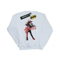 DC Comics Boys Harley Quinn Hi Puddin Sweatshirt (White) (7-8 Years)
