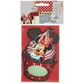 Disney Cafe Minnie Mouse Invitations (Pack of 6) (Red/Black/Pink) (One Size)