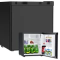 ADVWIN 48L Compact Refrigerator, Mini Bar Fridge, Portable Fridge with Freezer Adjustable Temperature