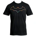 DC Comics Batman Holographic Style Print Bat Symbol T-Shirt XLarge