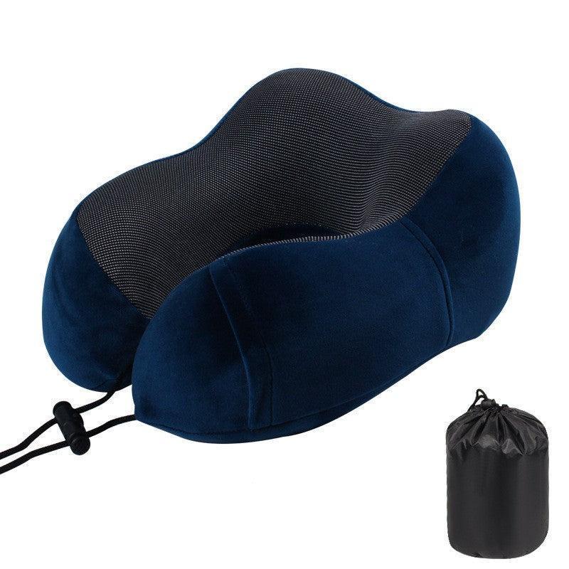 Memory Foam U-Shaped Travel Pillow Neck Support Rebound Pad Sleeping Headrest
