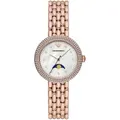 Emporio Armani Ladies Rose Gold Moonphase Quartz Wristwatch Mod. AR11462