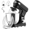 ADVWIN 6.5L Stand Mixer, 6-Speed Black Electric Food Mixer | 1400W