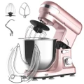 ADVWIN 6.5L Stand Mixer, 6-Speed Pink Electric Food Mixer | 1400W
