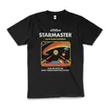Activision 80s Console Gamer Starmaster Cotton T-Shirt Unisex Tee Black