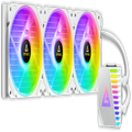 [Symphony 360 ARGB White] SYMPHONY 360mm ARGB WHITE Advanced Liquid CPU Cooler, PWM LED Fan