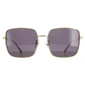 Chopard Sunglasses SCHC85M 0300 Shiny Rose Gold Smoke Gradient