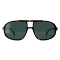 David Beckham Sunglasses DB1000/S 086 QT Dark Havana Green