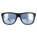 Smith Sunglasses Lowdown Slim/N PGC XB Matte Black Yellow Chromapop Silver Mirror