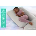Advwin Pregnancy Nursing Sleeping Pillow w/ Detachable Cover (J-Shaped)
