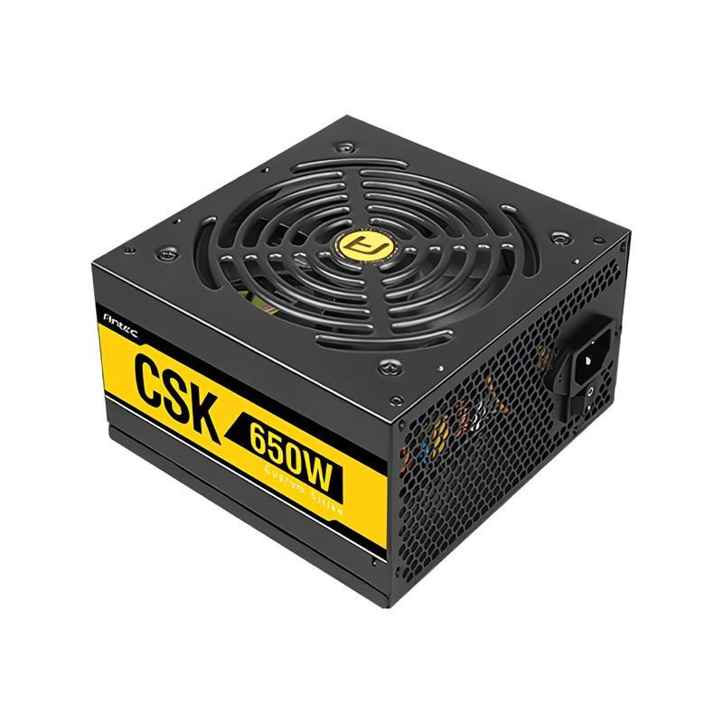 [CSK650] CSK 650W 80+ Bronze ATX Power Supply, Flat Cables, 120mm Silent Fan