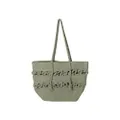 Bambury Ultra soft Moby Tote Shopping/Carry Bag 50x35cm Moss Cotton Knitted