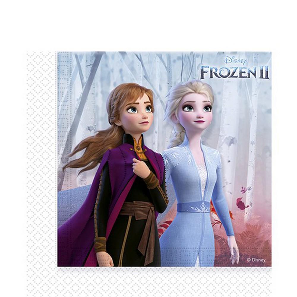 Frozen 2 Disposable Napkins (Pack of 20) (Blue) (One Size)
