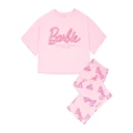 Barbie Womens/Ladies Logo Pyjama Set (Pink) (XXL)