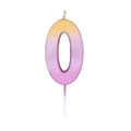 Pioneer Europe Number 0 Ombre Candle (Rose Gold) (One Size)