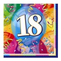 Unique Party Brilliant 16th Birthday Napkins (Pack of 16) (Multicoloured) (One Size)