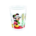 Disney Mickey Mouse Christmas 200ml Party Cup (Pack of 8) (White/Red/Black) (One Size)
