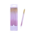 Pioneer Europe Ombre Birthday Candles (Pack of 12) (Rose Gold) (One Size)