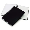 Tiger Spiral Bound Hardback A6 Sketchbook (Black/White) (One Size)