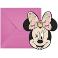Disney Tropical Minnie Mouse Invitations (Pack of 6) (Multicoloured) (One Size)