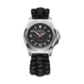 Victorinox Swiss Army Men's V241918 Quartz Analog Watch - Black Dial, Stainless Steel Bracelet