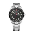 Victorinox Swiss Army Men's V241849 Chronograph Watch - Black Dial, Stainless Steel Bracelet