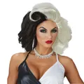 Cruel Diva Devil Dalmatians Villain Cartoon Womens Costume Wig