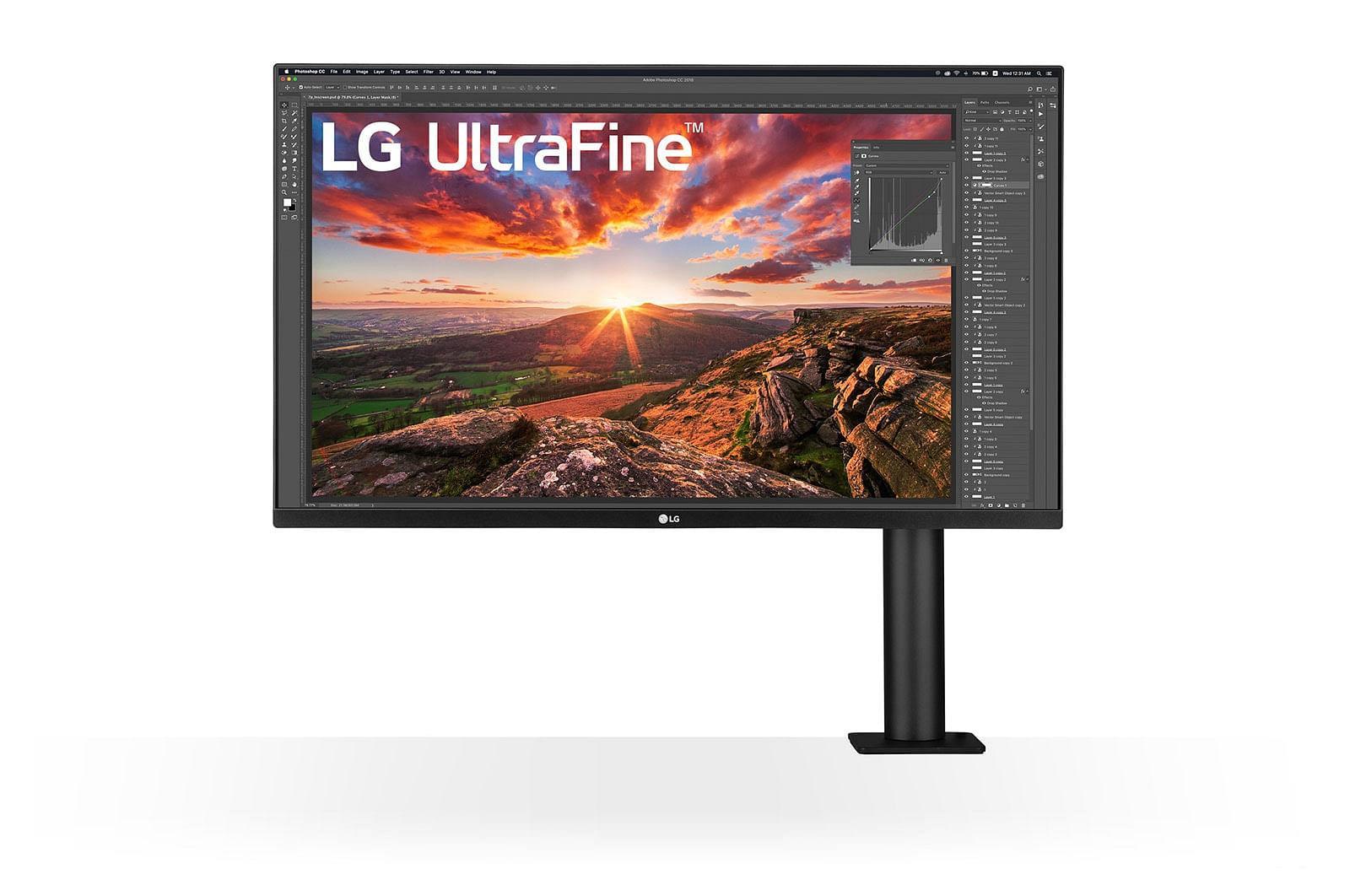 LG 32UN88A 32" UltraFine UHD 4K IPS FreeSync Ergo USB-C Height Adjustable Monitor