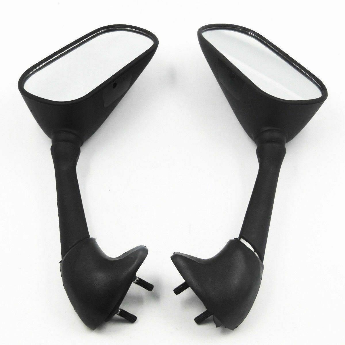 Black Motorcycle Side Mirrors For Yamaha YZF R1 2004 2005 2006