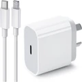 20W USB C Charger PD Power Adapter + 2m Type C to Lightning 20W Fast Cable Charger AU Plug Compatible with iPhone 14/13/12/11 Pro Max iPad,Airpods Apple Watch Charger