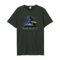 Amplified Unisex Adult Pyramid Keleidoscope Pink Floyd T-Shirt (Charcoal) (L)