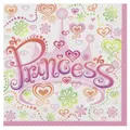Princess Diva Paper Napkins (Pack of 16) (Multicoloured) (One Size)
