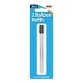 Tiger Ball Pen Refills (Pack of 2) (Black/Silver) (One Size)