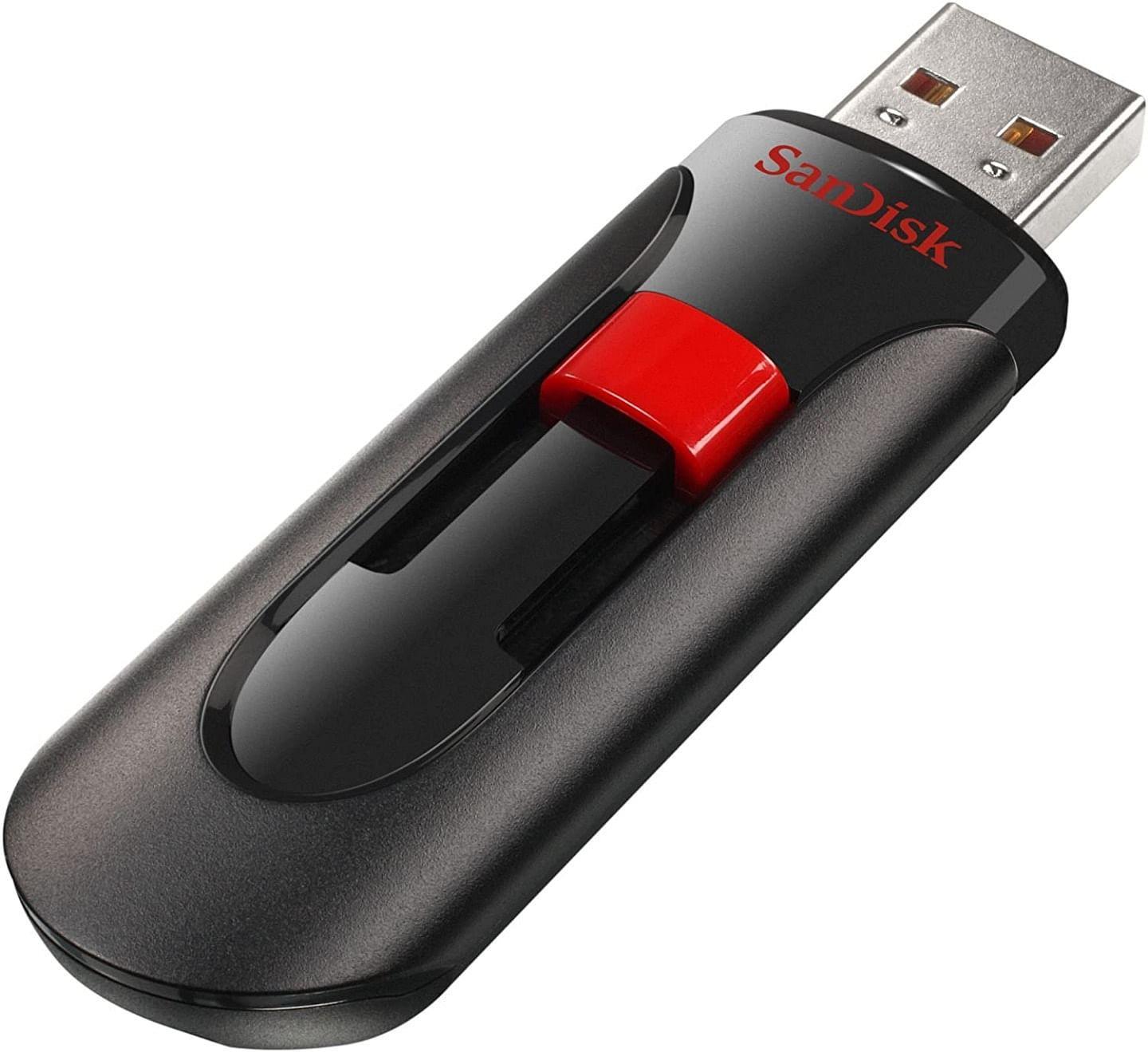 SanDisk Cruzer Glide 128GB Flash Drive - Black [SDCZ60-128G-B35]